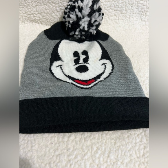 Disney Other - Disney Mickey Mouse Winter Hat With Pom Pom On Top One Size